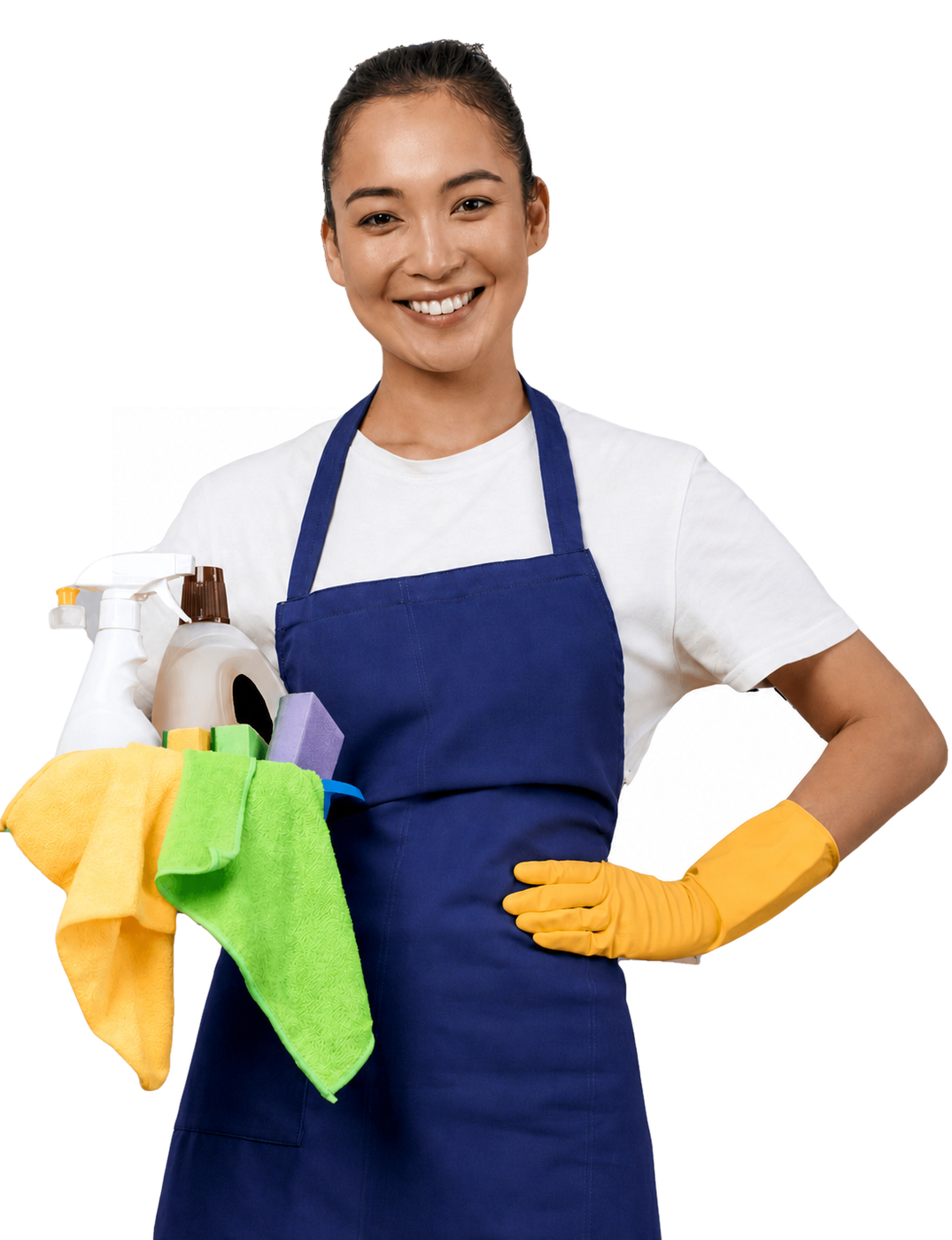 MSQ Janitorial team member ready to clean